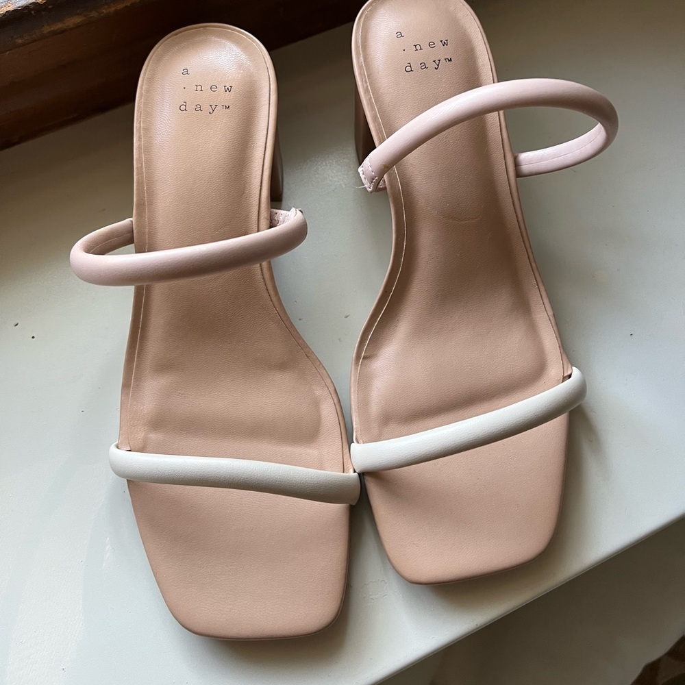 Target A New Day Cris wide width block heels